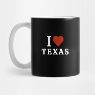 I Love Texas Mug